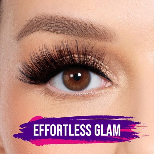 Magnetic Eyelashes | Premium Faux Mink Magnetic Lashes | Comfortable and Easy to use | Universal size |Reusable up to 50 times | Vegan and Cruelty free | Natural Look, 1 Pair (Too Freakish)