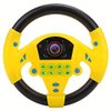 Simulated Driving Controller 21 x 3.5 x 21cm Co-Driver Simulated Steering Wheel Educational Music Toy for Children Kids 4 5 6 Years Old (Yellow)