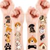 96PCS Puppy Temporary Tattoos for Kids - Cute Dog-Themed Party Favors & Gifts, Ideal for Birthday Parties, School Rewards, and Christmas Stocking Stuffers