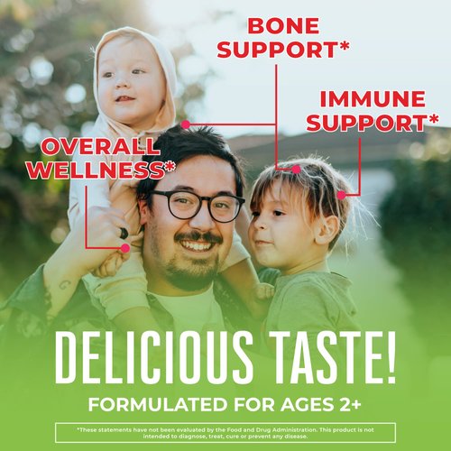 MaryRuth Organics Vitamin D3 + B12 Gummies | Sugar Free | 2 Month Supply | Vitamin D & B12 Vitamin Supplements for Adults & Kids | Supports Bone Health | Energy Boost | Vegan | Non-GMO | 60 Servings