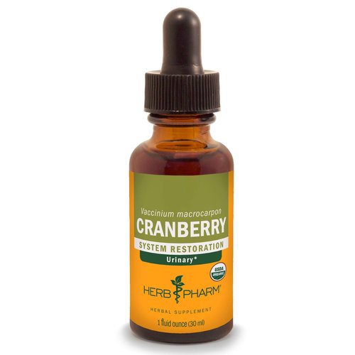 Herb Pharm Certified Organic Cranberry Liquid Extract for Urinary Tract Support - 1 Ounce