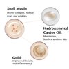 Lamelin Gold Snail Peeling Gel, 24K Gold Face Exfoliator, Natural Gentle Scrubber, Blackhead Remover, Pore & Acne Scar Minimizer, All Skins, 5.07 fl oz Made In Korea