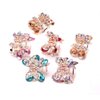 6 PCS Women Lady Alloy Rhinestone No-Slip Mini Hair Claw Small Bang Jaw Clip Hair Clamp Hair Grip Hair Pin (B#)