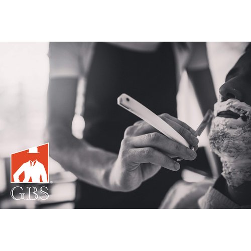 G.B.S Black horn Shave Ready, Carbon Steel Straight Razor, Half Hollow, Manual, Well Balanced Effortless Glide