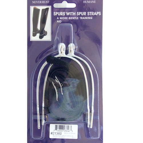 Coronet Men's Humane English Spurs with Strap Package