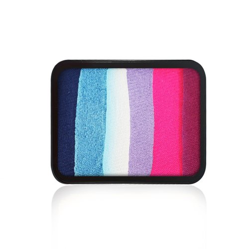Kraze FX Face Paint Palette Refill - Spa Treatment (20 gm), Professional 1-Stroke Split Cake, Hypoallergenic, Non-Toxic, Water Activated Halloween Face & Body Painting Makeup Supplies for Kids