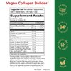 Vegan Collagen Builder - Organic Whole Foods Fruits + Veg, Silica, Lutein, Vitamin C, Biotin, Grape Seed - Amino Acids Glycine, Lysine + Proline Collagen Boosters - Once A Day - 30 Tablets