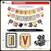 Pirese Movie Night Decorations, Movie Theme Party Decorations, Movie Night Party, Movie Party Decor | Hollywood Party Decorations | Movie Night Birthday Decorations, Hollywood Decorations, Movie Party