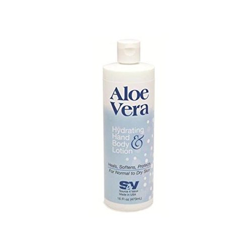 S4V Hydrating Hand & Body Lotion, Aloe Vera, 16 Fluid Ounce