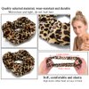 AKOAK 1 Pack Hair Scrunchies for Women - Vintage Leopard Print Scrunchies, Hair Accessories, Ponytail Elastic Headband