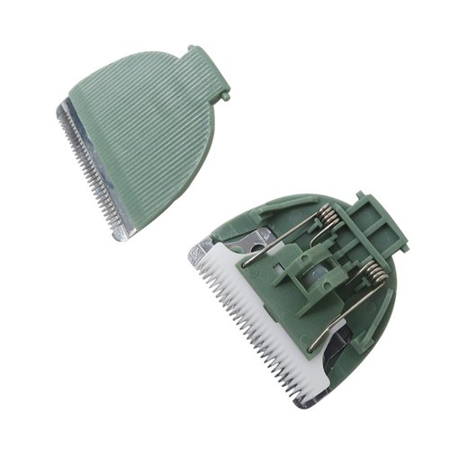 XSPANDER Updated Electric Body Hair Trimmer Replacement Blades Fit for Meridian Trimmer, Hygienic Ceramic Replacement Blades Compatible for Meridian Body Trimmer Fits Adult Men Women,Pack of 2,Green