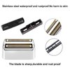 2 Pack Shaver Replacement Foil and Cutters Compatible with BaBylissPRO Double FXFS2 Metal Shaver foil Replacement,Silver