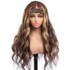 SUPERLOOK 4PCS Lace Melting Bands, Elastic Bands for Wig Edges, Wig Holding Wrap for Edges, Leopard Print (4pcs/pack-jd) (JD325)