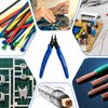 Small Wire Cutters 10 Pack- KAIHAOWIN 170 Wire Flush Cutters Wire Clippers Nippers Clean Cut Pliers Side Cutter Diagonal Cutting Pliers for Electronic Floral Heating Wire Model Sprue Soft Copper, Blue