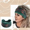 STGDAK Boho Headbands for Women,Retro Floral Pattern Hair Band,Non Slip Hair Band,Cotton Fabric Cloth Headbands,Fashion Elastic Head Turbans Yoga Sports Runnig Hair Accessories for Women Girls 4 Pack