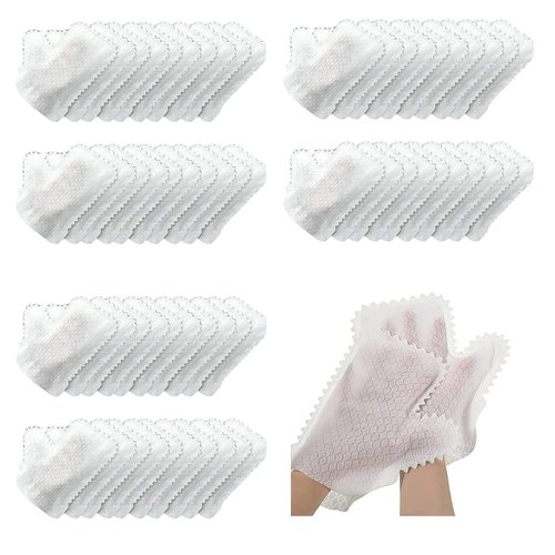 ARAINY Home Disinfection Dust Removal Gloves Microfiber Dusting Gloves 50PC Non-woven Fish Scale Diposible Cleaning Gloves Duster for Car Truck Mirrors Lamp Baseboard