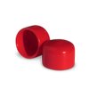 AutoMotivated Aftermarket ColorLugs Vinyl BoltCap Cover | Red | Flexible Fit Bolt Lug Nut Cap | Fits 17 mm | Pack of 20 | Includes Deluxe Extractor | Made in The USA