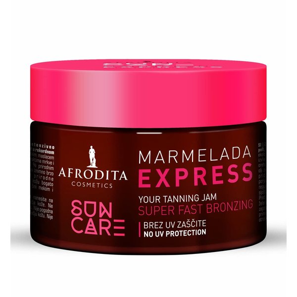 Afrodita Cosmetics Sun Care Marmelada Tanning Accelerator | For Quick and Intense Tan | with 100% Organic Coconut Oil, Karité and Cocoa Butter | Silicone-Free | Vegan (Express)
