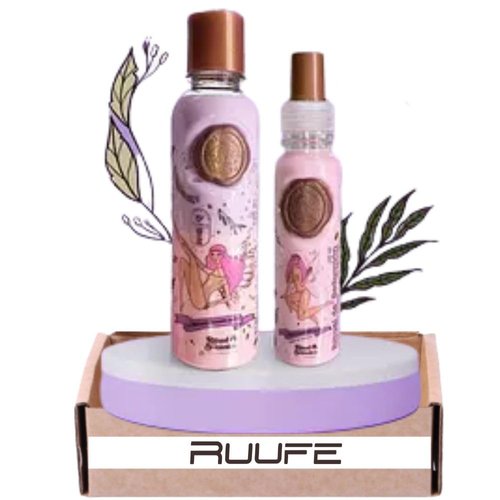 Heat protectant for hair and scented body butter (2 Pack) Mantequilla Perfumada ritual botanico y Termoprotector Perfume Desenredante by creadores de ritual botanico keratina