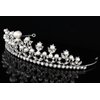 Bridal Floral Rhinestone Crystal Pearl Prom Wedding Tiara Crown T906