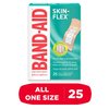 Band-Aid Brand Skin-Flex Adhesive Bandages, All One Size, 25 Bandages Per Box (6 Boxes)