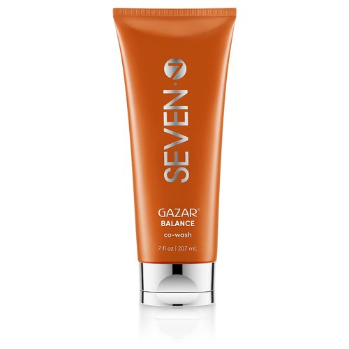 SEVEN Hair care GAZAR BALANCE Cowash for Women & Men with Shea Butter & Coconut Oil, 1 Step Shampoo Alternative for Curly or Textured Hair, Sulfate Free, Paraben Free, Cruelty Free, Made in USA, 7 oz
