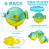 Cute Cartoon Pufferfish Balloons Under The Sea World Fish Party Decorations, 6 Pack Puffer Fish Foil Balloons Ocean Animal Globe fish Balloons Sea Animal Party Supplies For Kids Birthday Wedding