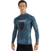 Cressi Hunter Rash Guard, camo blue, XL