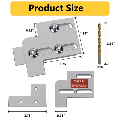 PFCKE Generator Interlock Kit Compatibles with Square D QO & Homeline Indoor or Outdoor 100 or 125 amp Panels,3/4 Inch Spacing Between Main and Branch Breaker（SD100A）