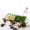 gofidin 1:12 Scale Miniature Farming Tools Dolls Accessories, 13PCS Simulation Shovel Rake Lawn Mower Garden Cart Scene Model Dollhouse Decoration