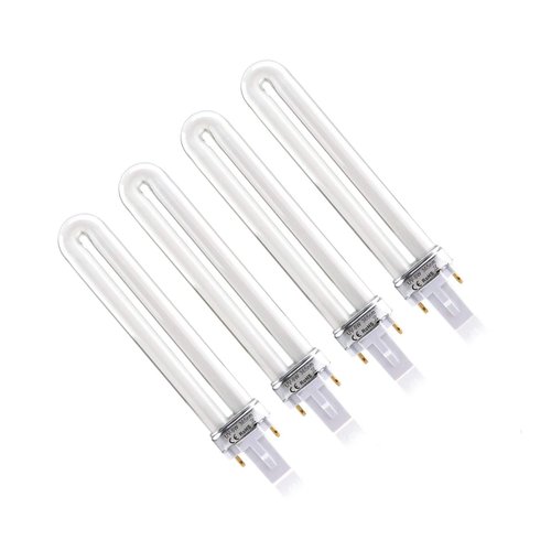 XICHEN 4 PCS/Set Light Bulbs Replacement 9W UV 365nm Lamp Bulb Tube for Nail Art Dryer UV Lamp Light