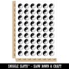 Yin and Yang Symbol Temporary Tattoo Water Resistant Fake Body Art Set Collection - 54 1" Tattoos (1 Sheet)