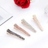 MIAO JIN 12 Pcs Rhinestone Pearls Alligator Hair Clips Duckbill Hairpins for Women's and Girls Hair Accessories
