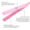 Hair Straightener Flat Iron & Curler, 2 in 1 Mini Bangs Hair Straightener Beauty Flat Iron Heating Curler Ceramic Tourmaline Plate Ionic Flat Iron Hair Curler & Straightener