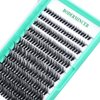 Bodermincer 10D 20D 240pcs Cluster Eyelash Extensions 8-9-10-11-12mm Mixed/ 10-11-12-13-14mm Mixed/12-13-14-15-16mm Mixed Eyelash Clusters Lash Extension Individual Lashes for Self Application