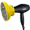 Hairizone Universal Hair Diffuser Adaptable for Blow Dryers with D-1.7- Inch to 2.6-Inch for Curly or Wavy Hair, Lemon