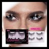 AJEAJE 2 Pairs Christmas False Eyelashes,Lightweight Silver Shimmer Soft Natural Eyelashes,Wispy Fluffy 100% Handmade Fluffy Lashes
