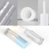Qeuly 4 Piece Lip Gloss Tubes, 6ml Empty Lip Gloss Tubes with Wand, Clear Plastic Lip Gloss Containers for Skin Care Oil DIY Makeup Lipgloss Making Kit (D25xH86mm)
