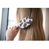 FRAMAR Curly Hair Detangler Brush – Detangler Brush For Curly Hair Cow Print Hairbrush For Curly Hair, Wet Hairbrushes For Woman, Womens Hair Brush For Thick Hair Cute Cow Stuff Brush Hair - Cow Print