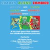 TheGag Sharks Aliens Zombies: Fun Card Game for Kids Played Like Rock Paper Scissors War for Family Game Night Gift Giving Stocking Stuffer