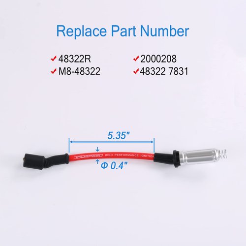 JDMSPEED High Performance Spark Plug Ignition Wire for 2000-2009 Chevy GMC V8