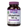 Bluebonnet Nutrition L-Glutathione 100mg, Free-Form Amino Acid, for Free Radical Protection, Soy-Free, Gluten-Free, Non-GMO, Kosher Certified, Vegan, 30 Vegetable Capsules, 30 Servings