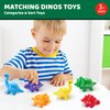 NAODONGLI 26 Pcs ABC Learning Toys for Toddlers 2-4 Years,Double Sided Dinosaur Alphabet Matching Games for Kids,Montessori Educational Preschool Learning Activities Toys Gifts for Boys Girls Ages 3+