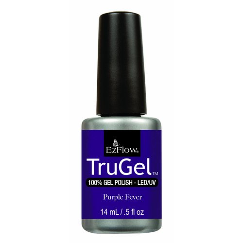 Ez Flow Trugel 4th Launch Nail Lacquer, Purple Fever, 0.5 Fluid Ounce