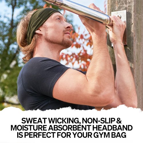 Multiuse Headband Hair Wrap for Women & Men, Casual Headwear & Wide Gym Wrap Headband Tie-Dye BB