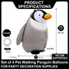 Walking Animal Penguin Balloons Cute Penguin Shaped Balloons For Kids Birthday Party Animal Penguin Theme Party Decorations