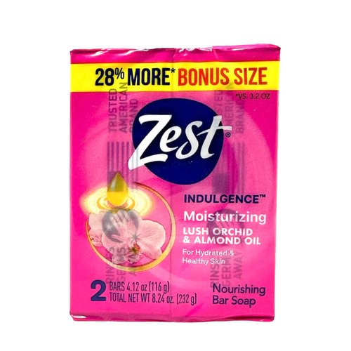 Zest Lush Orchid & Almond Bar Soap