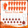 Aoriher 120 Pieces Basketball Party Favors Set, Basketball Goodie Bag Fillers, Toy Whistle Silicone Bracelet Luminous Tattoo Sticker Keychain for Basketball Party Supplies