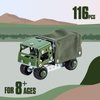 Military Truck STEM Building Toy Set for Boys Age 8-12 - Metal Army Toys Model Car Kits Set - Engineering STEM Kits or Kids 6-8, 8-10 Stem Projects Vehicles