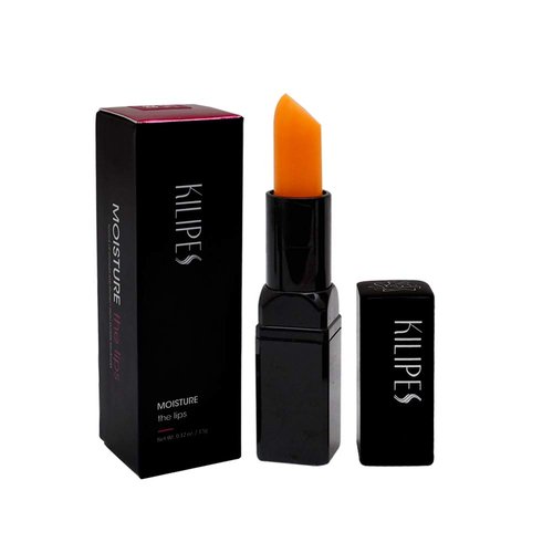Kilipes Moisturizing Color Change Lipstick, Natural Nourishing Mood Lipstick Moisturizer Lip Gloss Balm with Vitamin E (Carotene Lipstick)